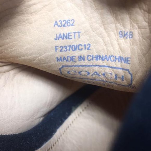 Coach Black Suede Janett Peep Toe Mules/Slides - Picture 11 of 11